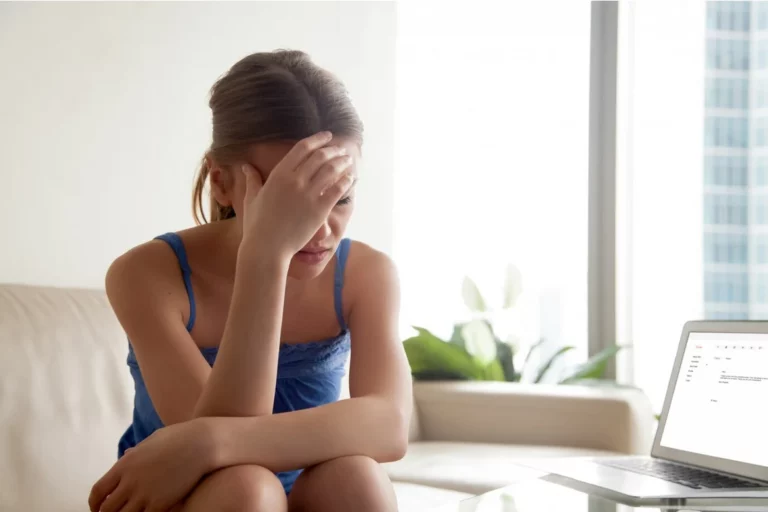 Woman stressed